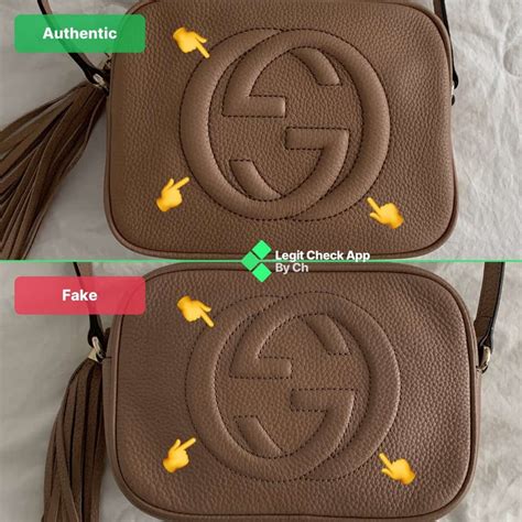 real vs fake gucci soho bag|how to authenticate gucci bag.